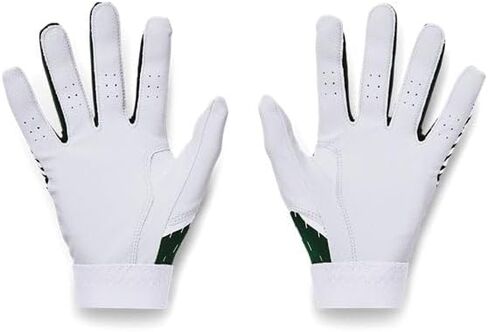 Under Armour Boys' Youth Clean Up Baseball Gloves, (102) White/Team Royal/Team Royal, Large in Saudi Arabia