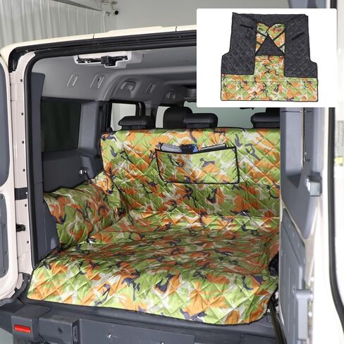 Back Row Dog Seat Covers Compatible with Ineos Grenadier 2020-2024, Water Repellant, Anti Shock, Non-Slip, Cover Trunk Mat, Dog Accessories, Pet Car Seat Protector in Saudi Arabia