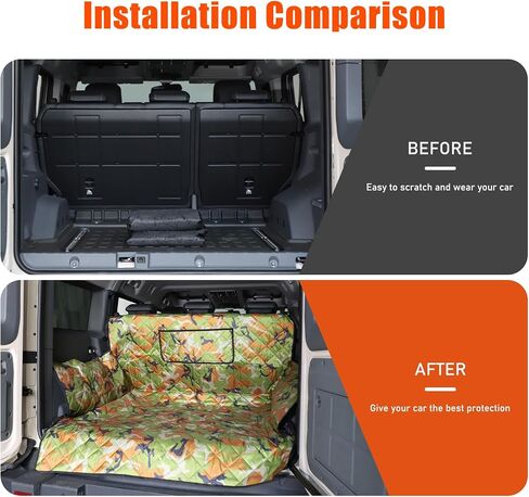Back Row Dog Seat Covers Compatible with Ineos Grenadier 2020-2024, Water Repellant, Anti Shock, Non-Slip, Cover Trunk Mat, Dog Accessories, Pet Car Seat Protector in Saudi Arabia