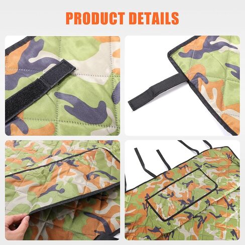 Back Row Dog Seat Covers Compatible with Ineos Grenadier 2020-2024, Water Repellant, Anti Shock, Non-Slip, Cover Trunk Mat, Dog Accessories, Pet Car Seat Protector in Saudi Arabia