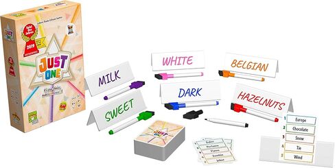 Just One Party Game - Cooperative Word Guessing Fun for Friends and Family! Ages 8+, 3-7 Players, 20 Minute Playtime, Made by Repos Production in Kuwait