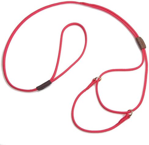 Mendota Pet Show Martingale Style Leash - Leash & Collar Combo, Made in The USA - Black, 12 in x 1/8 in x 40 in in Kuwait
