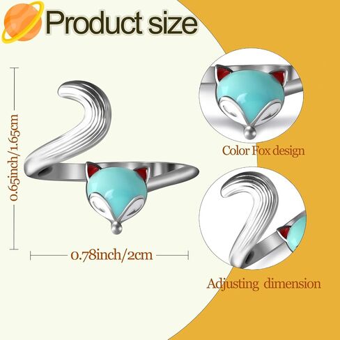 Adjustable crochet yarn tension ring for crocheting, crochet knitting rings for tension, crochet accessories Christmas gifts for your family and friends (Fox) in Saudi Arabia