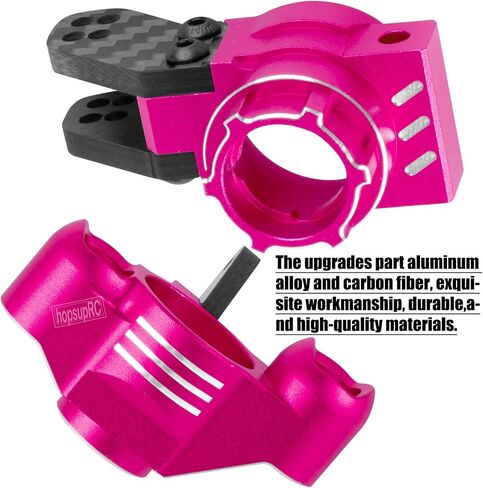 Upgrades for 1/8 Kraton/Notorious/Outcast 6S BLX,1/7 Big Rock 6S BLX,Aluminum Front Rear Suspension Arms & Front Steering Block Knuckles & C-Hubs Caster Blocks & Rear Hubs Hops Up,Red in Saudi Arabia