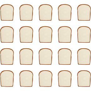 36 Pcs Pencil Eraser Set, 3D Cute Erasers for Kids, Children's Gifts, Party Favor, Classroom School Rewards (Bread)