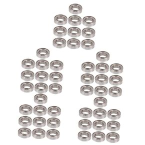 HEALLILY 50pcs Car Bearing Upgrade Steel Bearings for Wltoys Easy to Install for Remote Control Car Modifications