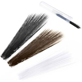 900Pcs Simulated Animal Whiskers 3 Inches Craft Animal Whiskers,300 Each Stuffed Animal Whiskers in Black and Brown and White