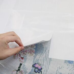 Huacan 100 PCS Diamond Painting Release Paper Non Stick Diamond Painting Cover Replacement,10x15cm (300pcs)