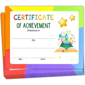 Award Certificates, Certificate of Completion for School Classroom Students Supplies, Employee Achievement Award, School Diploma for School Students Teaching Competitions, A07