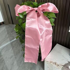 ديكور كبير لحفل القوس ، 18 × 33 بوصة كبيرة من أقواس وردية كبيرة كويكيت ، خلفية الحفلات ، الشريط العملاق تويست ربطة عنق هدية معلقة القوس لعيد الميلاد لحفلة البكالوريوس دش دش الزفاف الزفاف in Kuwait