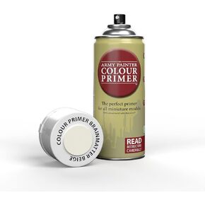 The Army Painter, Colour Primer: Uniform Grey, 400ml, 13.5oz - Acrylic Spray Undercoat for Miniature Painting - Spray Primer for Plastic Miniatures