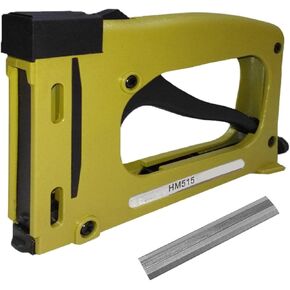 Pneumatic Upholstery Stapler Heavy-Duty Point Driver Picture Frame Stapler Light Weight Metal Picture Framing Tool for Artist Framing Paintings