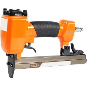 Oil-Free Pneumatic Staple Gun Heavy-Duty Stapler Furniture Construction Stapler 7116K 22Gauge Pneumatic Upholstery Stapler Gun