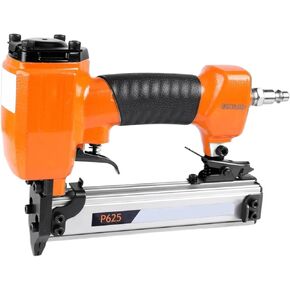 Pneumatic Upholstery Stapler Heavy-Duty P625 23 Gauge Headless Pin Nailer 3/8-inch to 1-inch Nails Length Pneumatic Nail Gun Use for Cabinets Frame