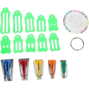 LIFKOME 1set Bias Tape Maker Tools Biasing Strips Kit Sewing Bias Tape Maker Complete Sewing Kit