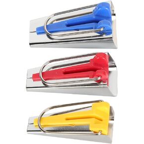Tape MakerBias Tape MakerHemmi 3Pcs Tape Maker Stainl Steel Bias Hemming Sewing Quilting Tools DIY Patch Work Supplies Borders Tool Your Unle Maker for Into Embellishments Trims