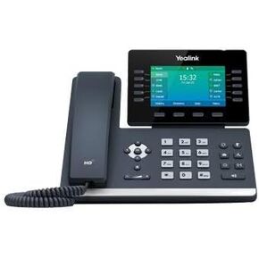Renewed Yealink SIP-T54W IP Phone, 16 VoIP Accounts. 4.3-Inch Color Display. Adjustable Screen W/ Built-in USB 2.0, 802.11ac Wi-Fi, Dual-Port Gigabit Ethernet, 802.3af PoE, Power Adapter Not Included