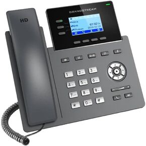 Grandstream GRP2603P IP Phone | 3 Lines, 6 SIP Accounts | 2.7-Inch LCD Display | Dual-Port Gigabit Ethernet with Integrated PoE | Power Adapter Not Included
