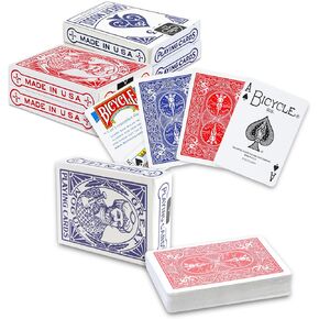 Bicycle Vintage Great Mogul Rider Back Playing Cards 4 Pack - Bundle with 4 Air Cushioned Playing Card Decks in Collectable Box Playing Cards Bulk