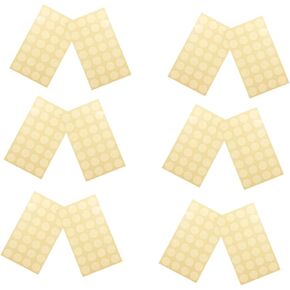 DOITOOL 12 Pack Hole Punch Protector Stickers Paper Hole Reinforcement Stickers for Binders Planner DIY Baby Books