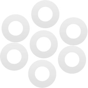 Artibetter 2000pcs Punch Reinforcement Stickers Paper Hole Reinforcement Circles for Binder Note Paper
