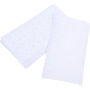 jojofuny 1000pcs Reinforcement Stickers Self-Adhesive Labels for Binders Books Office Documents Calendars Recipe Books Strong Adhesion Easy Application Material