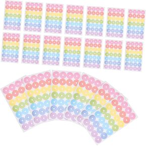 Homoyoyo Paper Hole Reinforcement Stickers 20 Pack Hole Punch Stickers for Scrapbooking