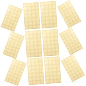 DOITOOL 12sheets Reinforcement Stickers for Loose-Leaf Paper Adhesive Labels for Projects Easy to Use of Stickers Each