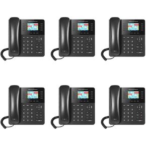 Grandstream GXP2135 6-Pack IP Phone Enterprise High Performance 8lines with 4 SIP Accounts, HD Audio