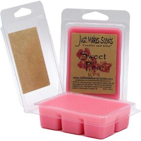 2 Pack - Sweet Pea Scented Wax Melts by Just Makes Scents