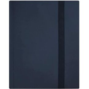 Trading Cards Album Binder, JARAGAR 12 Pockets PU Leather Card Binder Holder 20 Sheets Band Closure Card Storage Case Holds up to 480 Cards Fit for TCG Baseball Football Cards