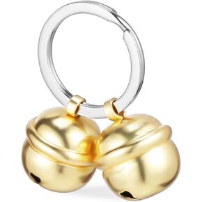 Toyvian 1 Set Delicate Bells for Pets Sturdy Copper Collar Bells for Dogs Cats Lightweight Comfortable Pet Accessory Unique Decoration for Enhanced