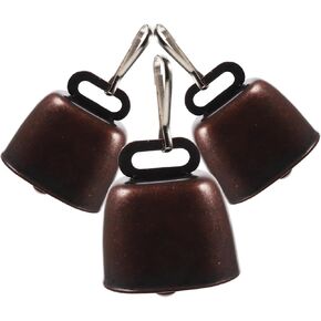 MAGICLULU 3 Sets Outdoor Bells Loud Lost Pet Bells for Dogs Livestock Vintage Tone for Camping Traveling Animal Safety