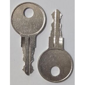 2 Keys Cut to Key Code TM703 for all locks (You Must Have The Letters TM Before The Numbers) Better Built, Kobalt, TriMark, Duralast, Toolbox, Tool Box, RV, Motorhomes, Tonneau Covers, Utility Bodies.