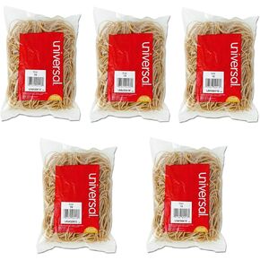 Universal UNV00418 18-Size Rubber Bands (1/4 Pound), 5 Pack