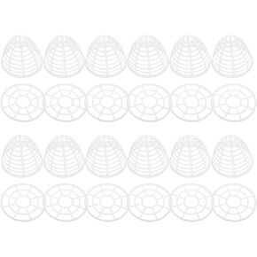 EXCEART 12 Sets Pannier Doll Clothes Mannequin Doll Crinoline Cage Doll Clothes Form Doll Underskirt Hoops Dress Form Display Stand Miniature Decoration Manual Modeling Frame Plastic