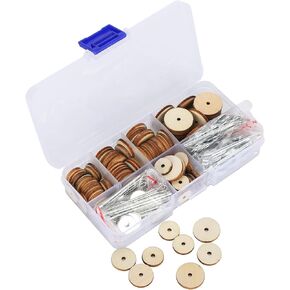 KooingTech Doll Joints, Craft Joint Doll Making Supplies 50 Sets Doll Movable Joints with Storage Box, Toy Joints Compatible with Teddy Bear Craft Doll Joint 12 14 16 18 20MM