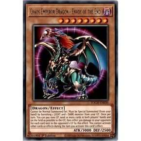 Chaos Emperor Dragon - Envoy of the End - TOCH-EN030 - Rare - 1st Edition
