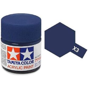 Tamiya Models X-3 Acrylic Paint, Royal Blue