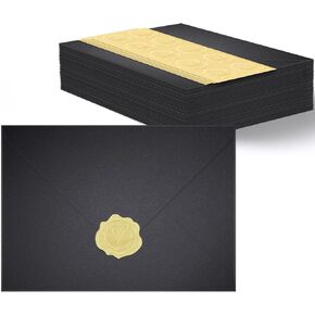50 PCS Pearl Ivory A7 Envelopes with Stickers, Shimmering 5x7 Envelopes for Invitations, Great for Wedding Invitation Cards, Birthday RSVP, Graduation, Baby Shower 5.25 x 7.25 inches