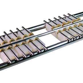 Yamix 1:160 N Scale Model Train Accessories Treadmill Track Test Stand Test Track Bearing with Connecting Line for N Scale Model