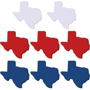 8 Pads/ 240 Sheets Texas State Shaped Sticky Notes Self Stick Notes Colorful Memo Note Pad for Traveler Coworkers Birthday Souvenirs Farewell Gifts (Multicolors)