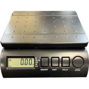 Zieis 75 Lb x 0.50 Oz Programmable Digital Shipping Postal Scale w/110V Power Adapter