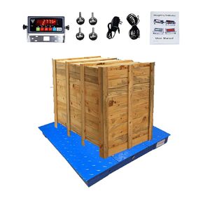 Industrial Floor Scale, 48" x 48", 5000LB/0.5LB, PEC Focus on Industry for 60 Years