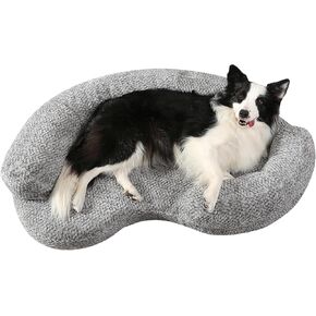 Orthopedic Memory Foam Dog Bed Couch- Waterproof and Washable for All Sized Small, Medium, and Large Dogs - Removable Washable Cover (Medium (43 x 29 x 8 Inch))