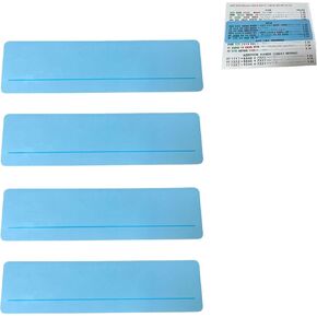 4 PCS Mahjong Card Line Guide, Mahjong Line Reader, Mah Jongg Card Line Finder, Mahjong Accessories, Mahjong Gifts, Mahjong Rules Helper (Blue)