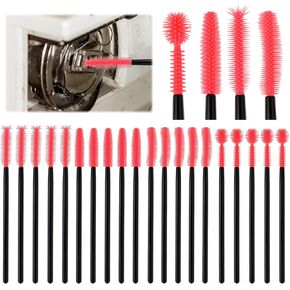 20Pcs Silicone Brushes for Sewing Machine Brushes Reusable Cleaning Brush Gadgets Quilting Tools Supplies Sewing Notions Accessories for Nook Cranny Spool Gaps