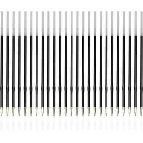 Linbsunne 50 Pieces Ballpoint Refills Medium Point 1.0 mm Blue Ink Replaceable Ball Point Pen Refills (50pcs-Blue Ink)