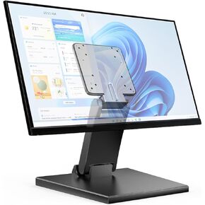Lay Flat Monitor Stand 24 inch - Low Foldable Monitor Stand Universal VESA 100 Adjustable