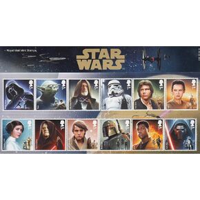 STAR WARS The Force Awakens Character Stamp Set Royal Mail Collectible Postage Stamps